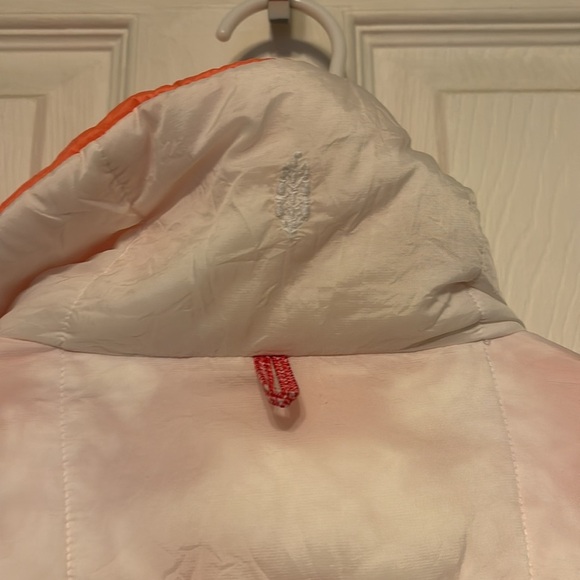Free People Movement White Coral Juno Packable Puffer Jacket Reversible sz small - Picture 7 of 8